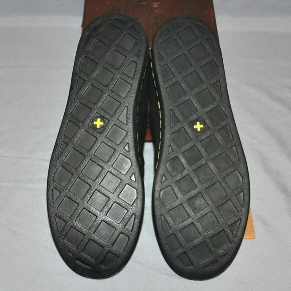 New Dr. Martens T-Bar Mary Janes Size 6 Black Canvas Woolwich Shoes - Picture 7 of 7